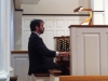 Organist Robert Reilly at Front Street UMC
